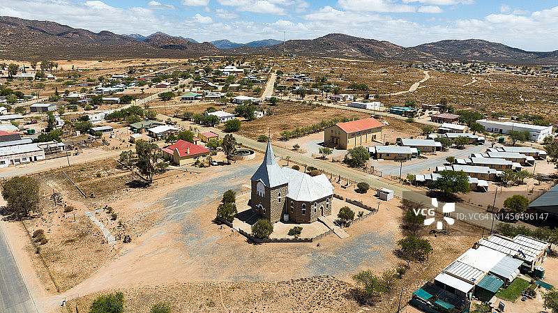 卡米斯克鲁恩中心野花区鸟瞰图图片素材