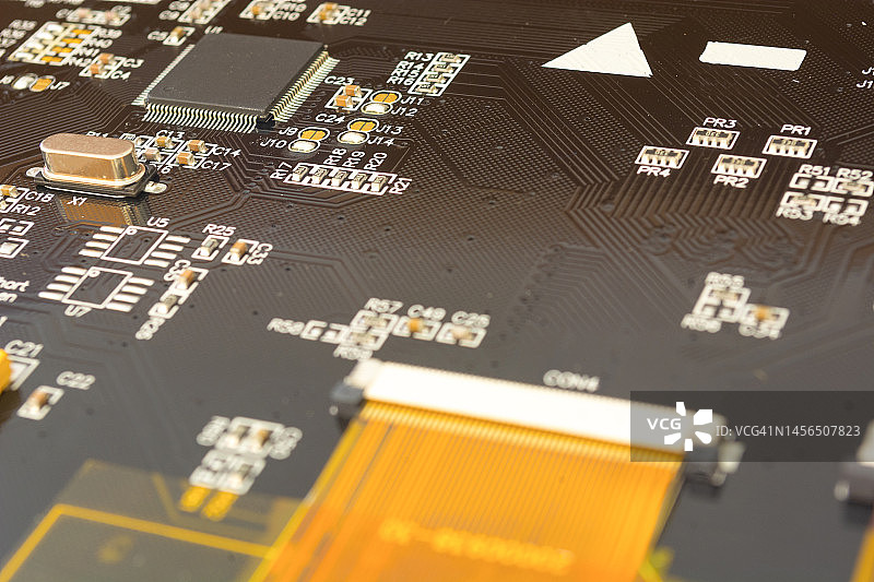 PCB板集成电路图片素材