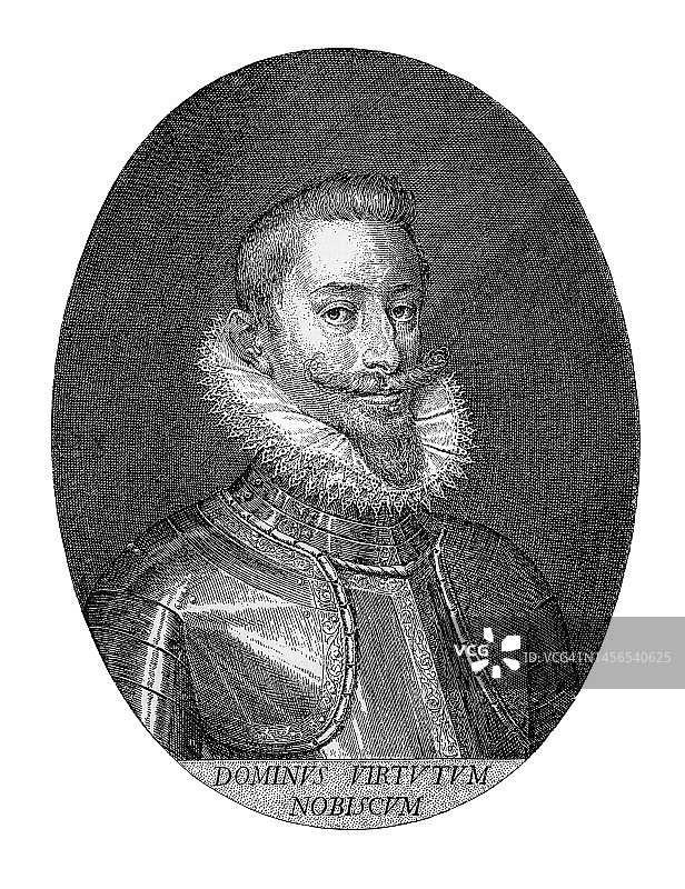 巴伐利亚选帝侯马克西米利安一世（大帝）的肖像图片素材