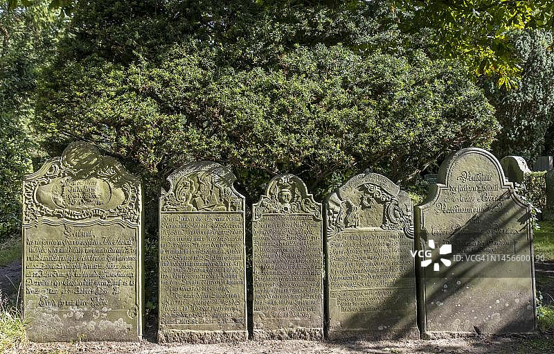 在德国叙事的墓碑图片素材