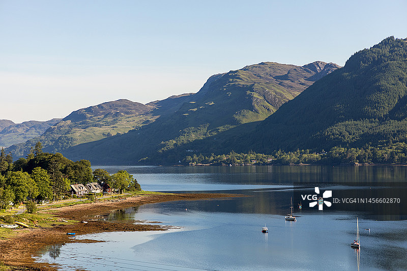 苏格兰杜伊赫湖风光图片素材