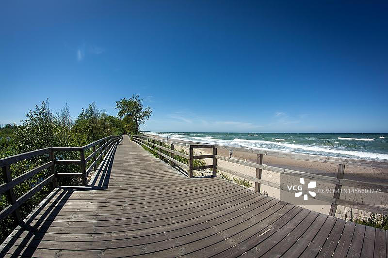 波兰科沃布热格海 coast图片素材