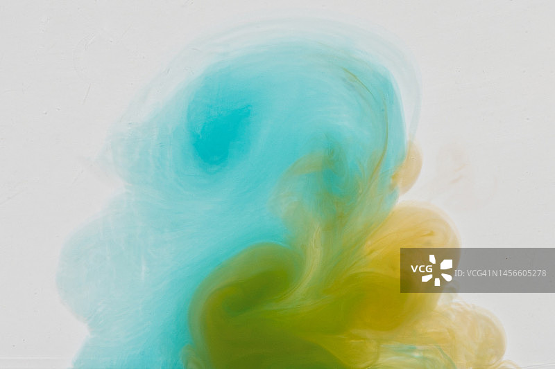 彩色水流融合宏观图像图片素材