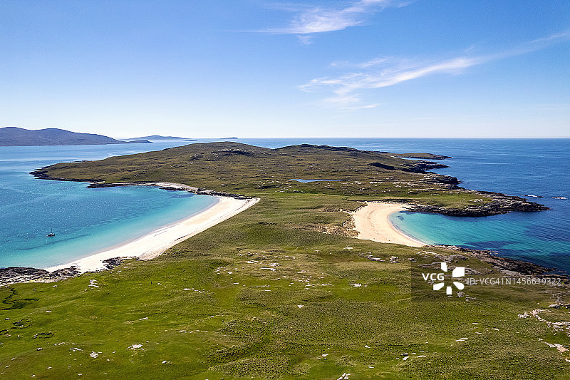 英国苏格兰外赫布里底群岛塔兰赛岛图片素材