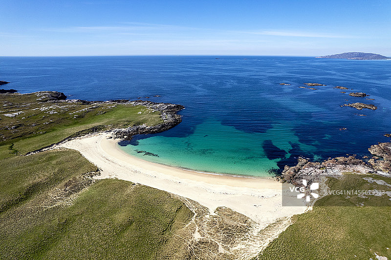 英国苏格兰外赫布里底群岛塔兰赛岛图片素材