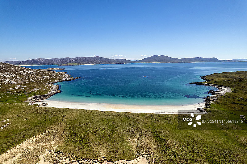 英国苏格兰外赫布里底群岛塔兰赛岛图片素材