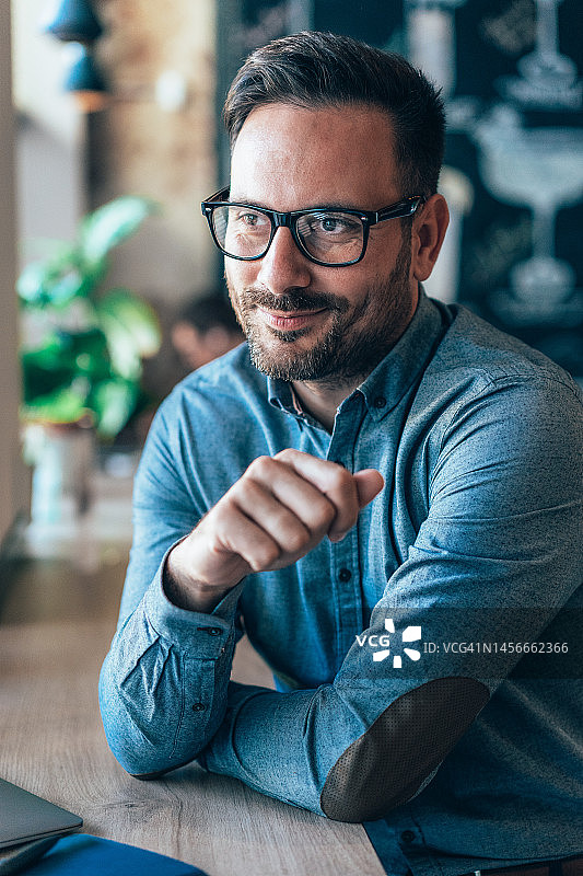 商人肖像图片素材