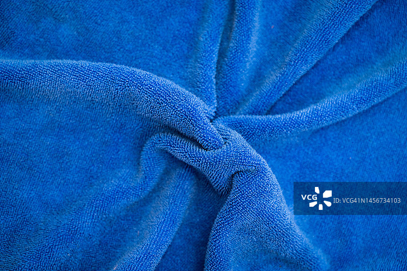 超细纤维布纹理和背景特写镜头图片素材