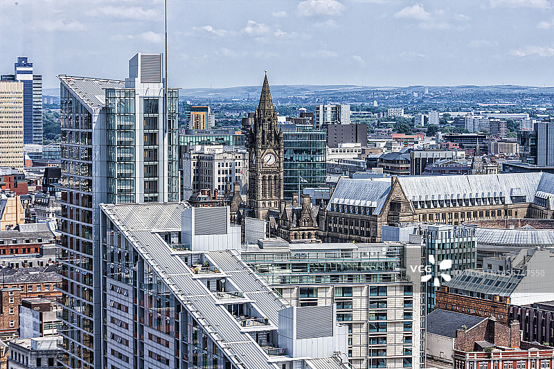 小镇的景色图片素材