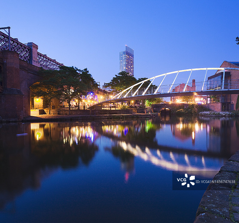 城堡菲尔德、商人桥与比瑟姆塔（希尔顿塔）图片素材