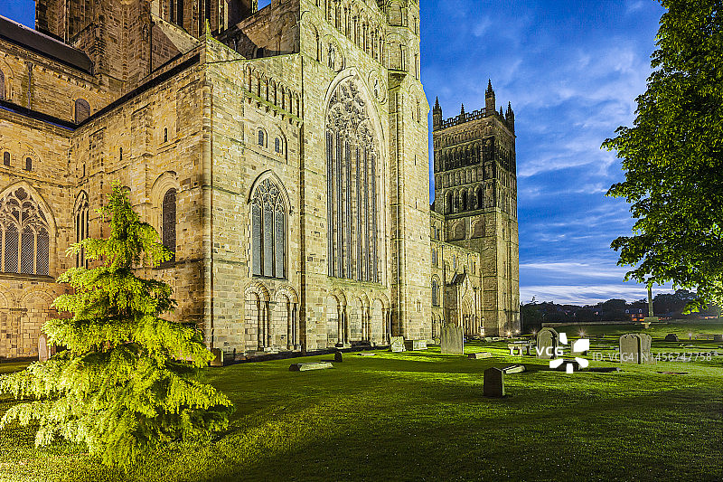 达勒姆大教堂景色图片素材