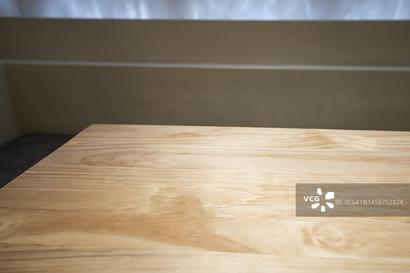 空桌子的特写图片素材