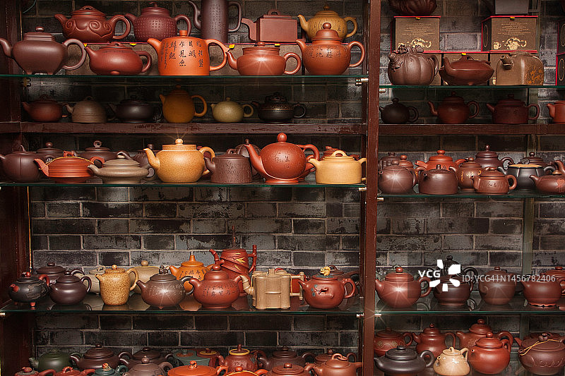 茶道休息室的茶壶图片素材