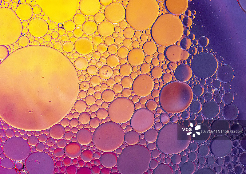 彩色油泡抽象背景图片素材