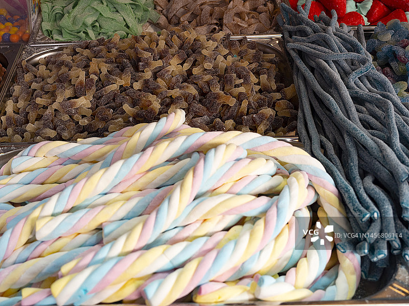 待售的彩色甘草糖图片素材