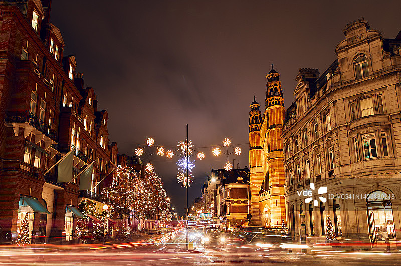 伦敦的圣诞节图片素材