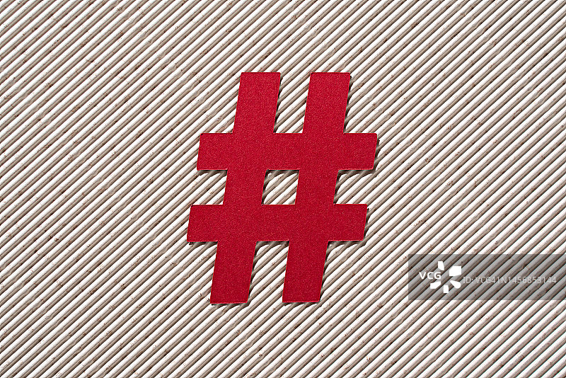 红色社交媒体标签纸工艺品图片素材