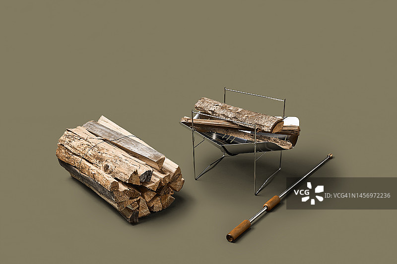 篝火静物图片素材