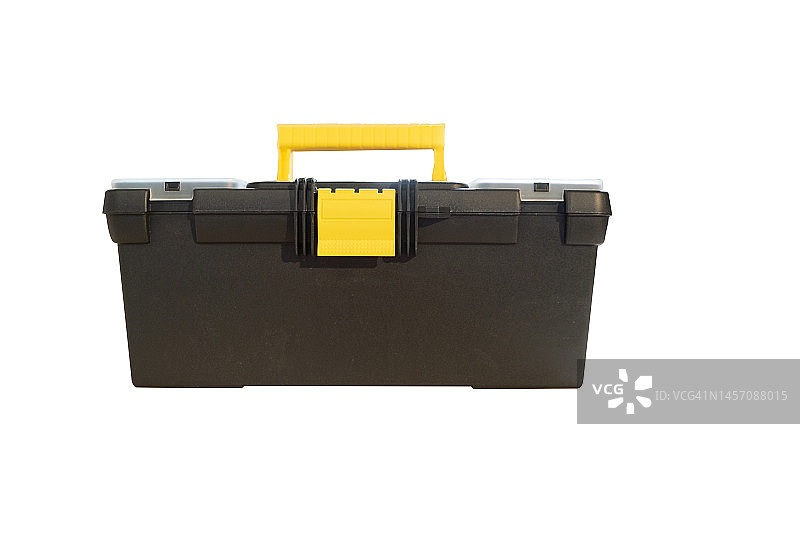 白色背景上的孤立工具箱图片素材