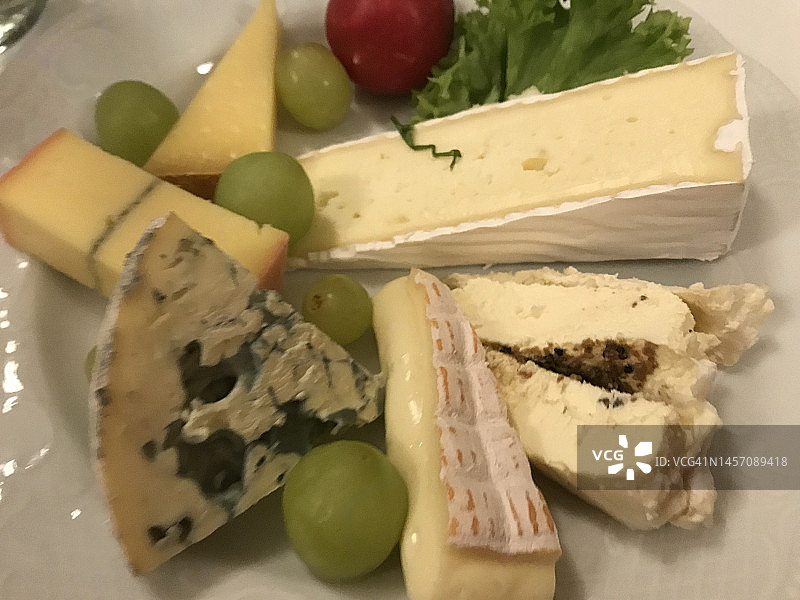 各种高端法国奶酪拼盘图片素材