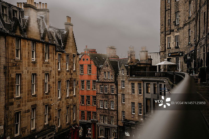 维多利亚街和爱丁堡图片素材