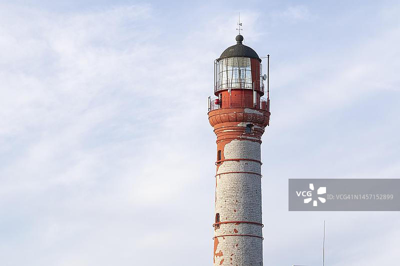 爱沙尼亚帕克里半岛的旧灯塔图片素材