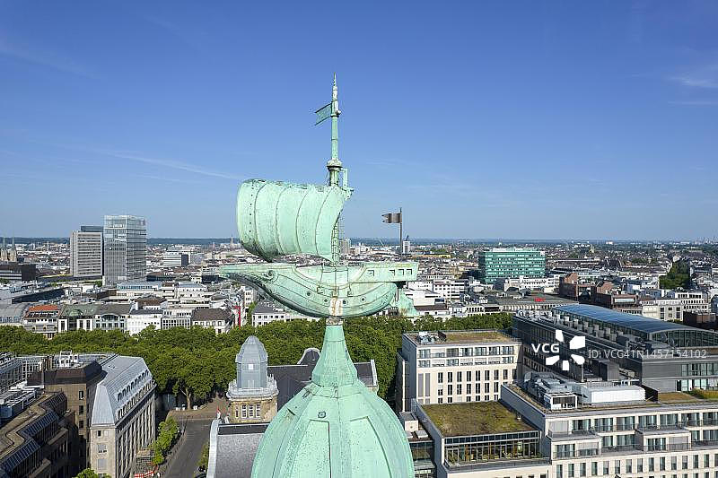 斯蒂尔亚德、斯塔霍夫、行政法院，北莱茵-威斯特法伦州的法院，建于1908年，杜塞尔多夫，北莱茵-威斯特法伦州，德国图片素材