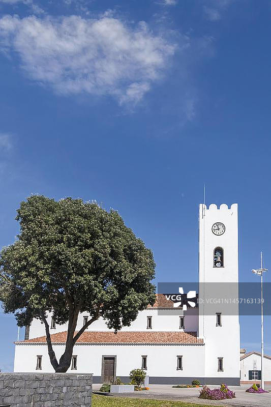 葡萄牙马德拉群岛波尔图莫尼什圣玛丽亚·马达莱纳·多马尔教堂图片素材