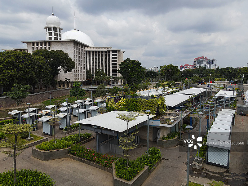 雅加达独立清真寺图片素材