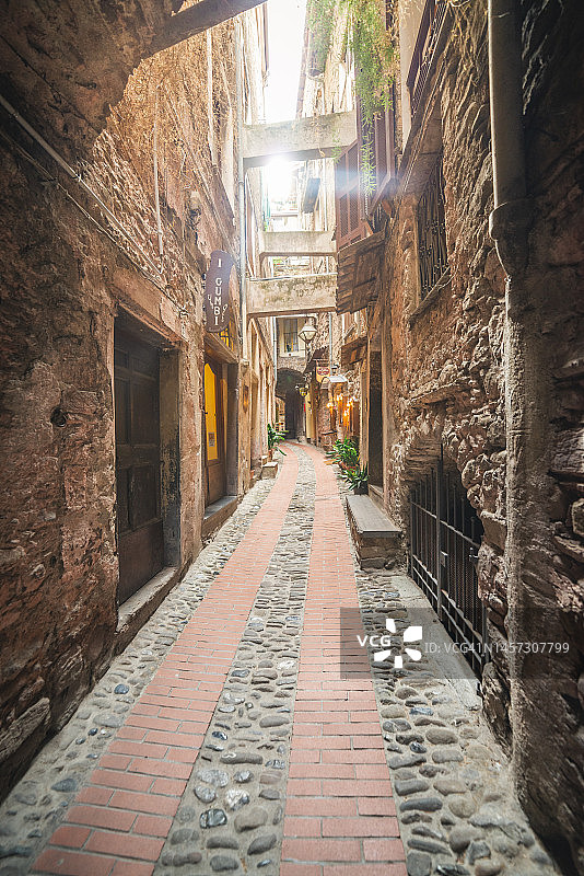 多尔切阿夸小村庄图片素材