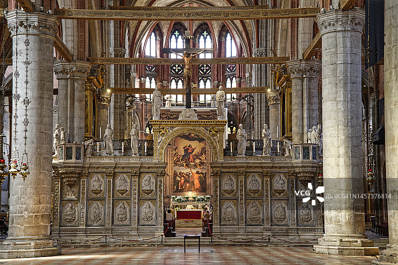 帕多瓦圣安东尼主教座堂内的礼拜堂图片素材