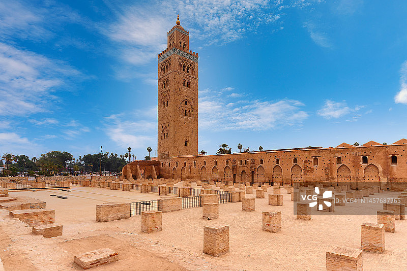 摩洛哥马拉喀什库图比亚清真寺图片素材