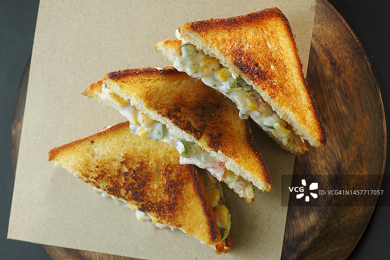 玉米奶酪面包图片素材