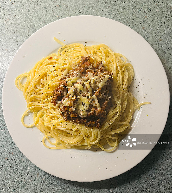 自制意式肉酱意大利面图片素材