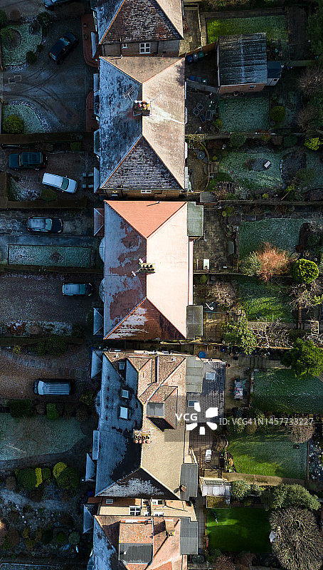 霜冻房屋图片素材