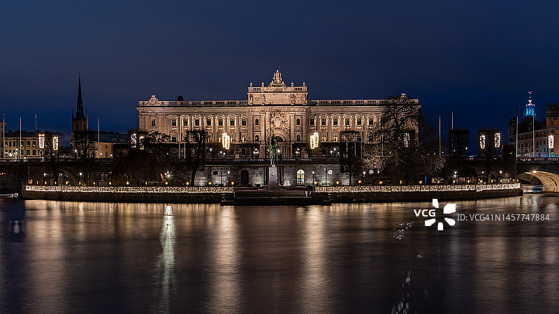 斯德哥尔摩议会大厦图片素材