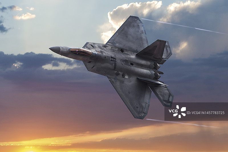 美国空军F-22A猛禽战斗机图片素材