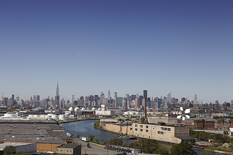 纽约市天际线图片素材