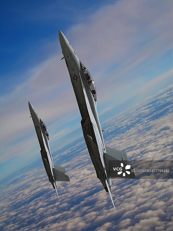 美国海军F/A-18F超级大黄蜂战斗机图片素材