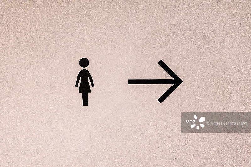 女性符号和箭头图片素材