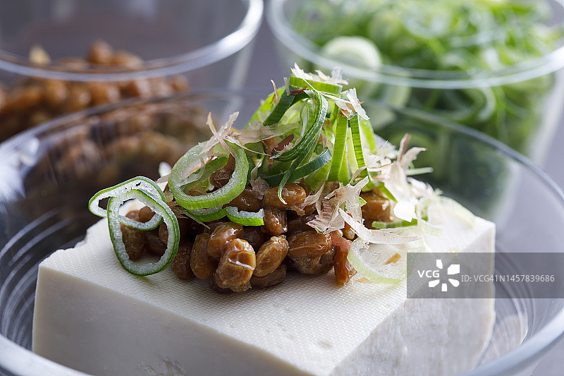 纳豆拌豆腐图片素材