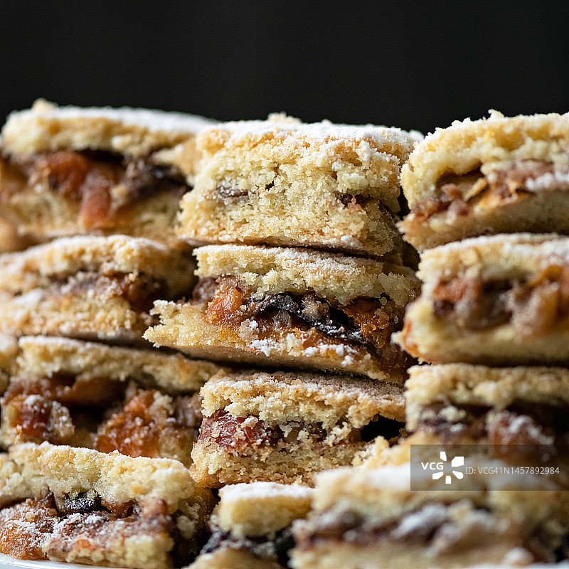 干果坚果分层馅饼图片素材