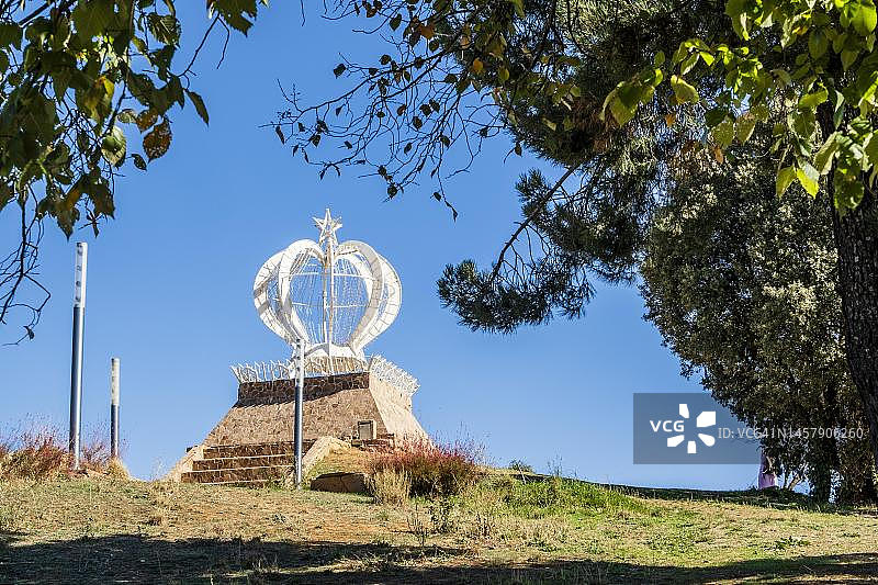 摩洛哥伊夫兰山区公园的皇家纪念碑图片素材