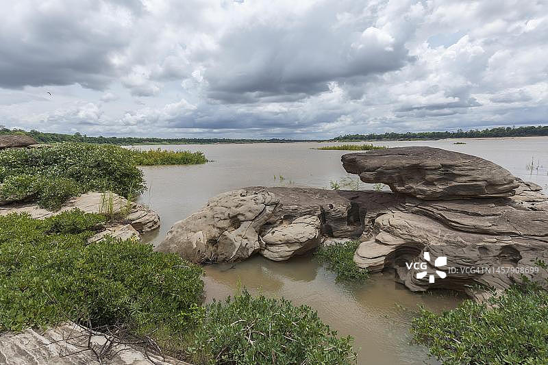 泰国大峡谷三攀博，老挝昂分区，乌汶叻差他尼府，依善图片素材