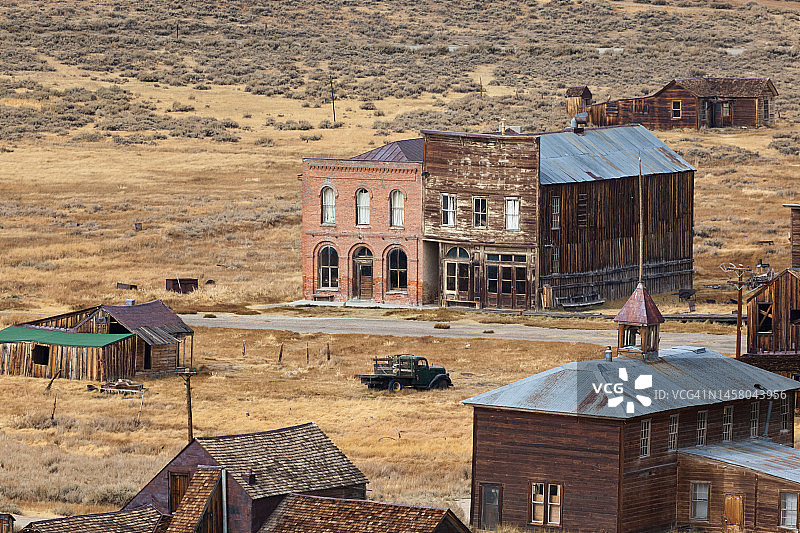 加利福尼亚州的鬼镇图片素材