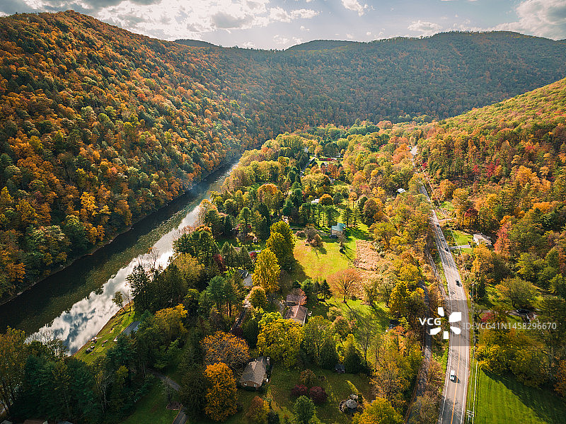 松树溪图片素材