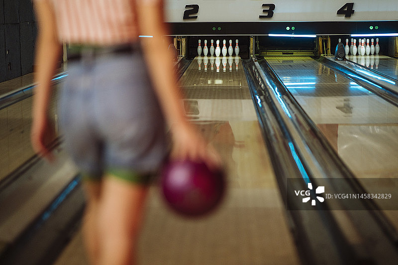 保龄球球道图片素材