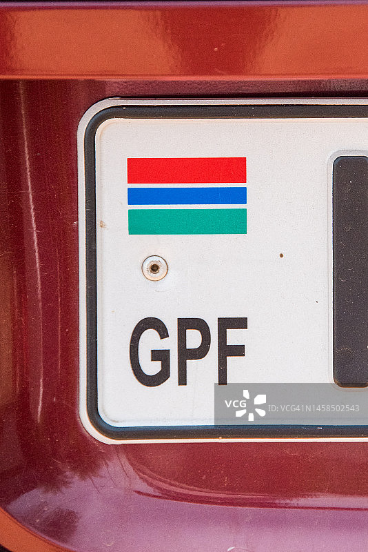 冈比亚汽车牌照代码图片素材