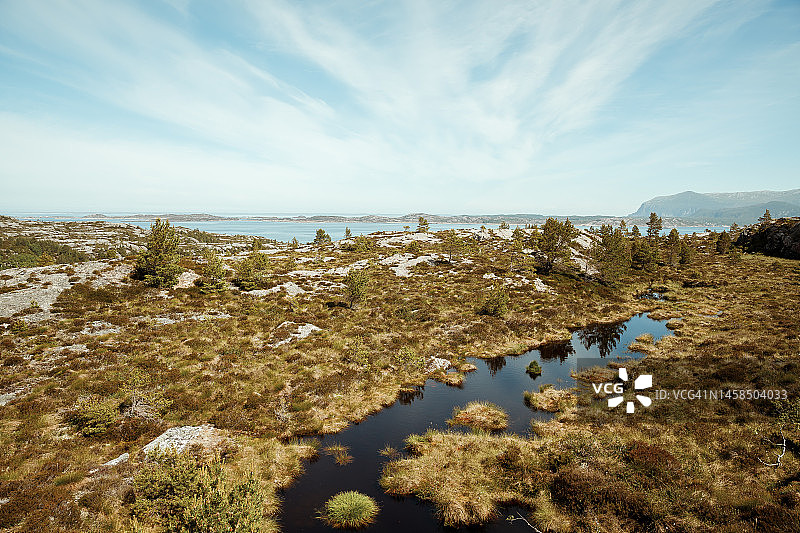 大西洋公路的优美景色图片素材