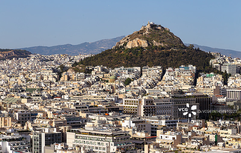 从雅典卫城看到的雅典图片素材